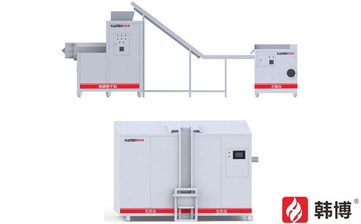 韩博1000kg有机垃圾处理设备02